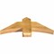 Ekena Millwork Bellingham Rough Sawn Timber Gable Bracket, Western Red Cedar, 36"W x 13"H x 4"D x 6"F, 9/12 Pitch GBW036X13X0406BEL00RWR - alternate 2